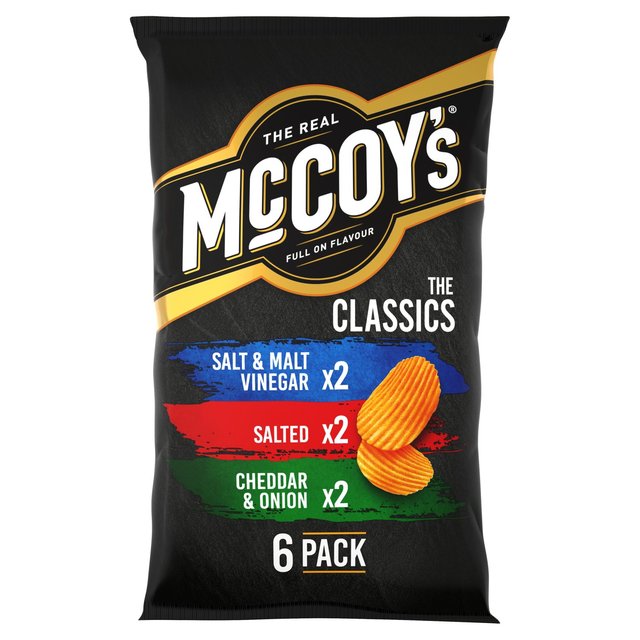 McCoy’s Classic Variety Multipack Crisps, 6 Per Pack