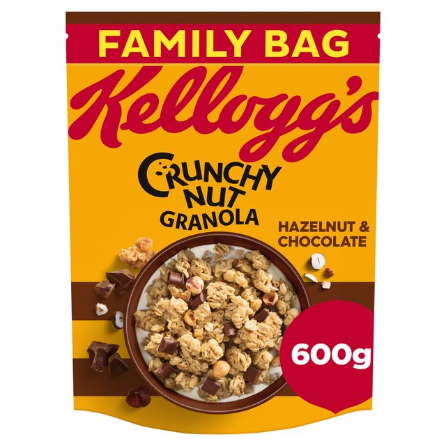 Kellogg’s Crunchy Nut Hazelnut & Chocolate Breakfast Granola, 600g