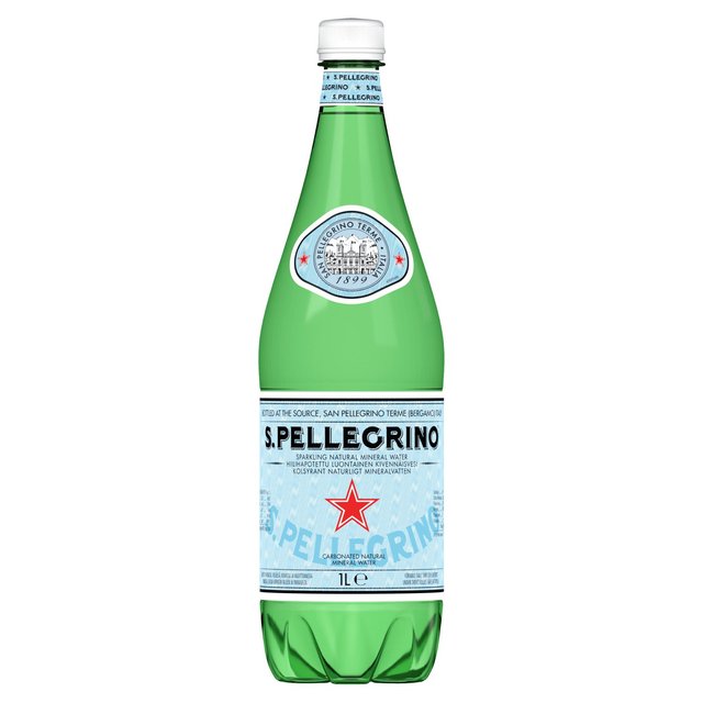 San Pellegrino Sparkling Natural Mineral Water, 1L