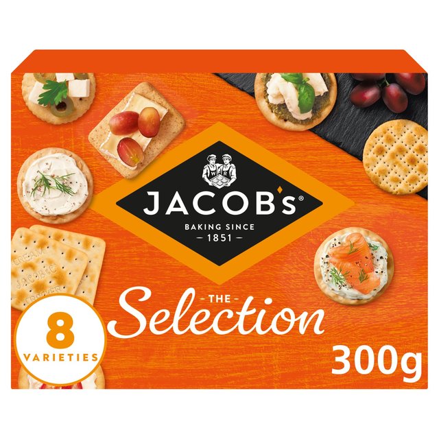 Jacob’s Biscuits for Cheese 8 Variety Assortment, 300g