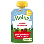 Heinz by Nature Strawberry & Apple Pouch, 6 mths+