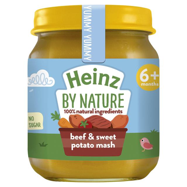 Heinz By Nature Beef & Sweet Potato Mash Baby Food 6+ Months, 120g