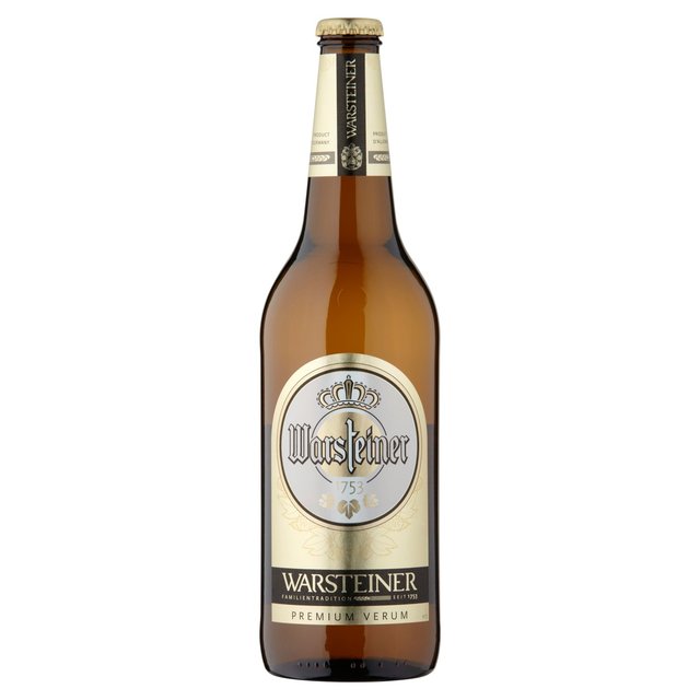 Warsteiner Premium German Lager Beer Bottle, 660ml