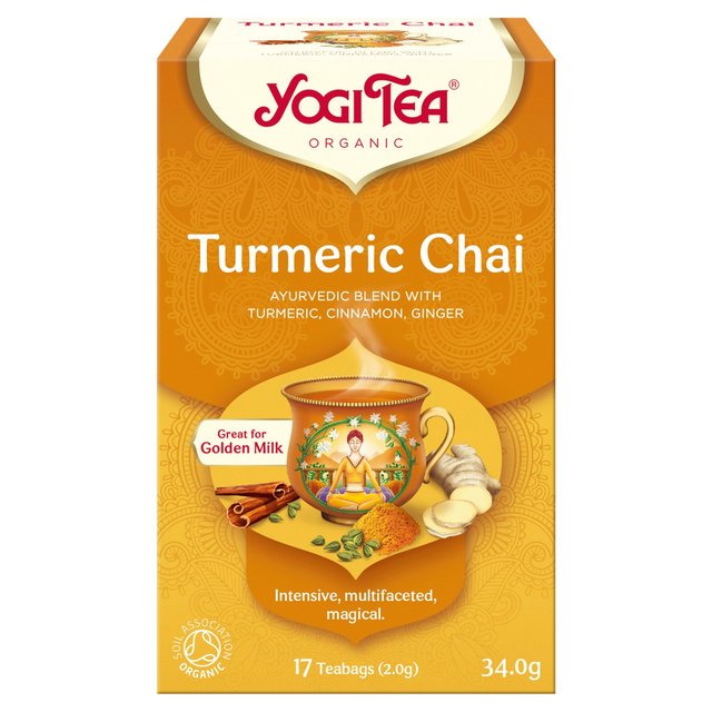 Yogi Tea Organic Turmeric Chai Tea Bags, 17 Per Pack