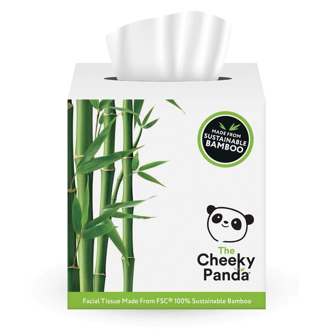 The Cheeky Panda Natural Bamboo Facial Tissue, 56 Per Pack