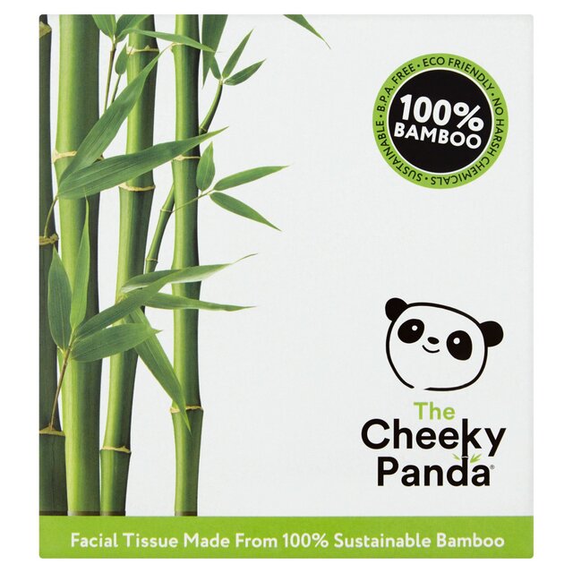 The Cheeky Panda Natural Bamboo Facial Tissue, 56 Per Pack