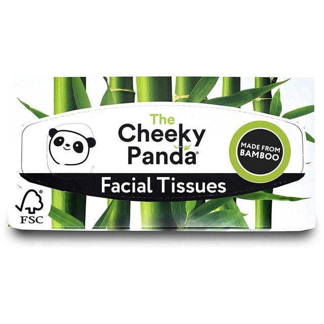 The Cheeky Panda Natural Bamboo Facial Tissue, 80 Per Pack
