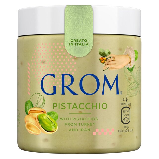 Grom Pistachio Gelato Ice Cream Ocado