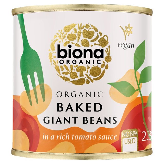 Biona Organic Giant Baked Beans, 230g