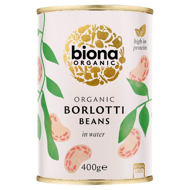 Biona Organic Borlotti Beans, 400g