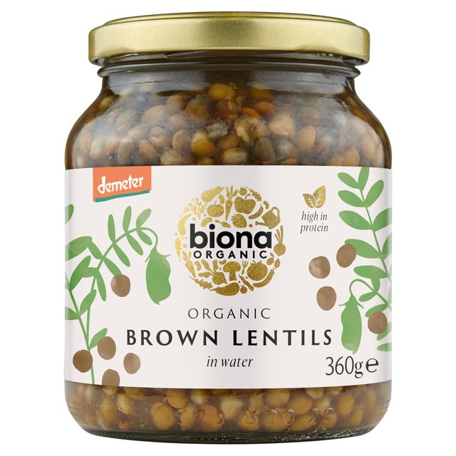 Biona Organic Brown Lentils, 360g