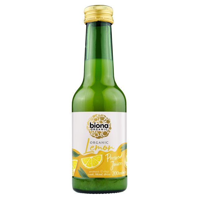 Biona Organic Lemon Juice, 200ml