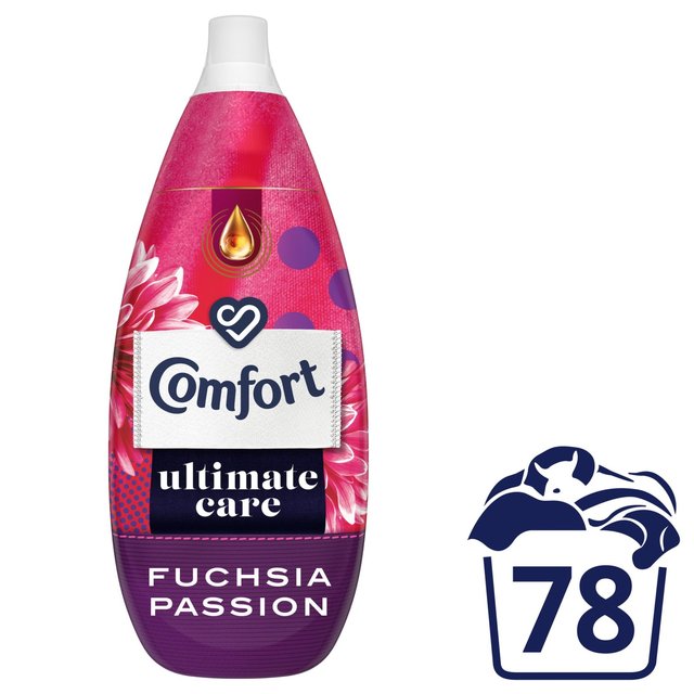 Comfort Ultimate Care Fuchsia Passion Fabric Conditioner 78 Wash, 1.178L