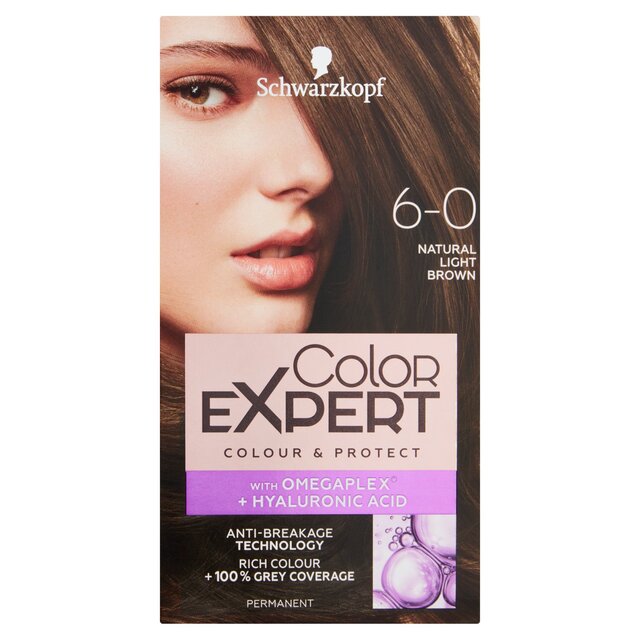 Color Expert 6 0 Natural Light Brown Permanent Hair Dye