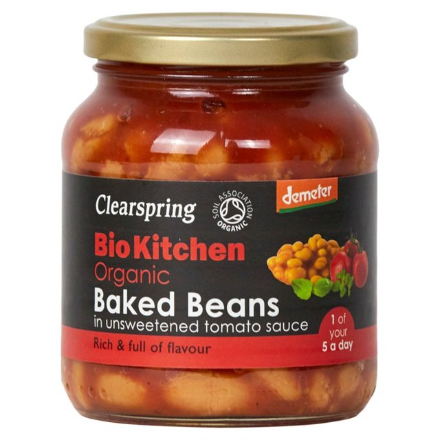 Clearspring Demeter Organic Baked Beans Unsweetened, 350g