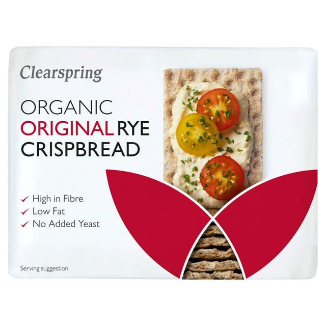 Clearspring Organic Rye Crispbread Original, 200g