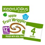 Kiddylicious Apple Fruit Wriggles, 12 months+ Multipack