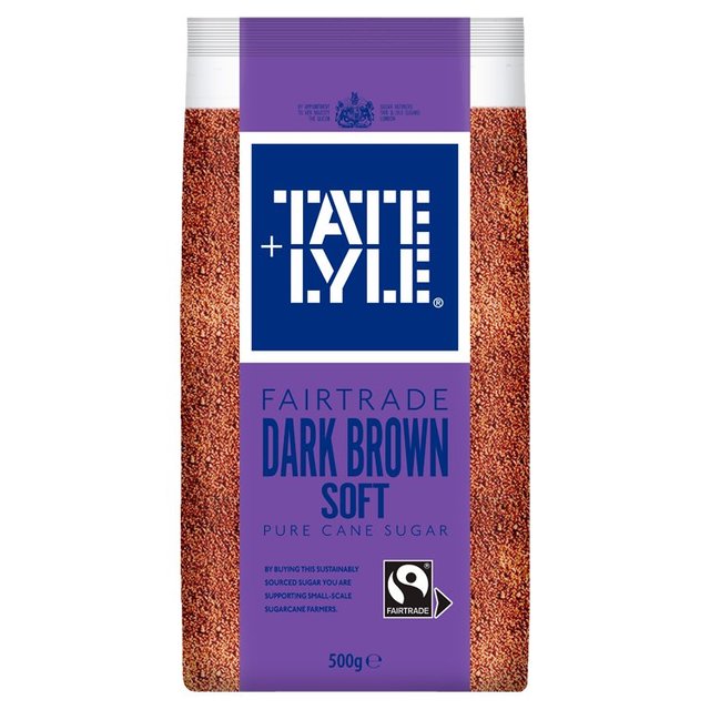 Tate & Lyle Fairtrade Dark Brown Soft Sugar, 500g