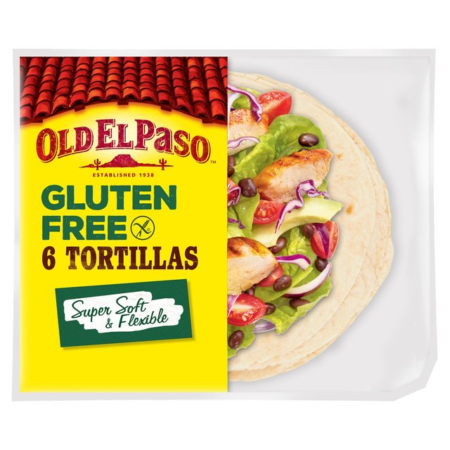 Old El Paso Gluten Free Tortilla Fajita Wraps, 6 Per Pack