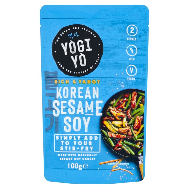 Yogiyo Mild Korean Sesame Soy Stir-Fry Sauce, 100g