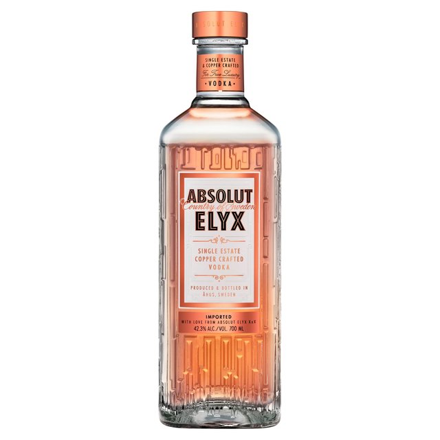 Absolut Elyx Single Estate Premium Swedish Vodka, 70cl
