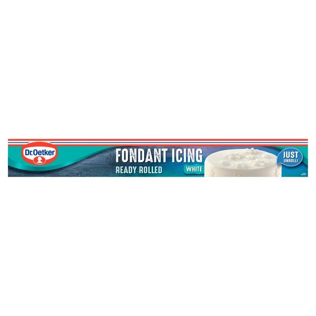 Supercook Dr. Oetker Ready Rolled White Fondant Icing, 450g