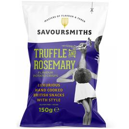 SAVOURSMITHS Truffle & Rosemary Luxury English Potato Crisps 150g