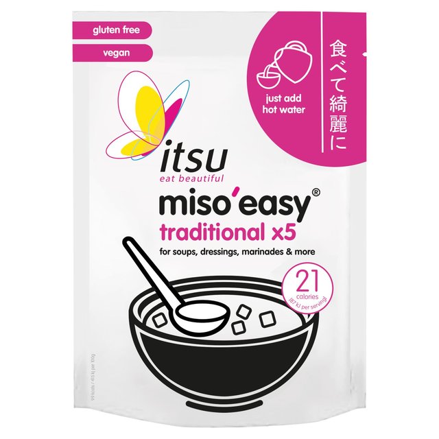 Itsu Miso’easy Traditional Miso, 5 x 21g
