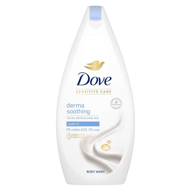 Dove Sensitive Soothing Care Body Wash Shower Gel, 450ml