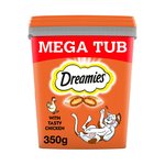 Dreamies Cat Treat Biscuits with Chicken Bulk Mega Tub