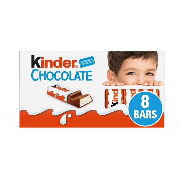 Ferrero Kinder Chocolate Bars, 8 x 12.5g 100g