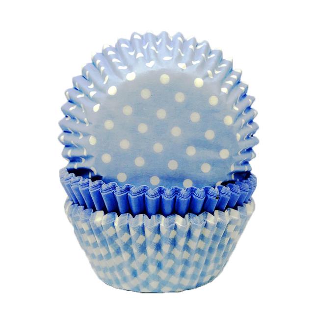 Creative Party Pastel Blue Cupcake Cases, 75 per Pack