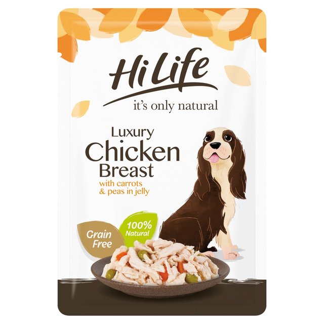 HiLife Its Only Natural, Chicken Breast, Peas & Carrots, 100g