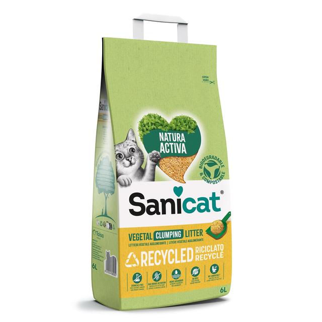 Sanicat Clumping Corn Cat Litter, 6L