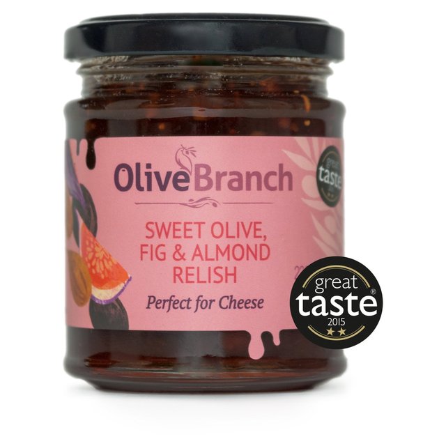 Olive Branch Sweet Olive, Fig & Almond Relish, 230g