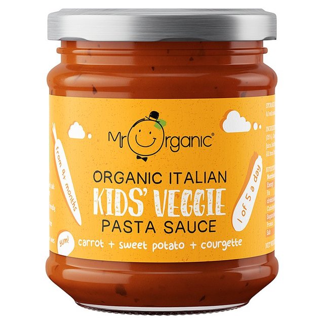Mr Organic Kids Pasta Sauce Carrot, Sweet Potato & Courgette, 200g