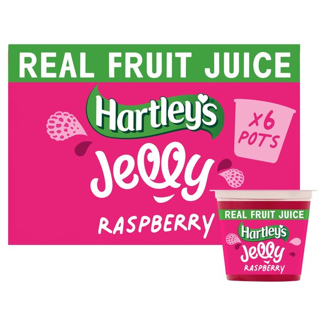 Hartley’s Raspberry Jelly Pot Multipack, 6 x 125g