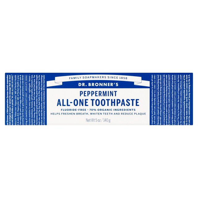 Dr. Bronner’s Peppermint Organic Toothpaste All One, 105ml
