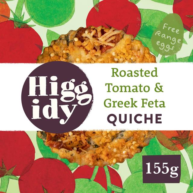 Higgidy Spinach & Tomato Quiche, 155g