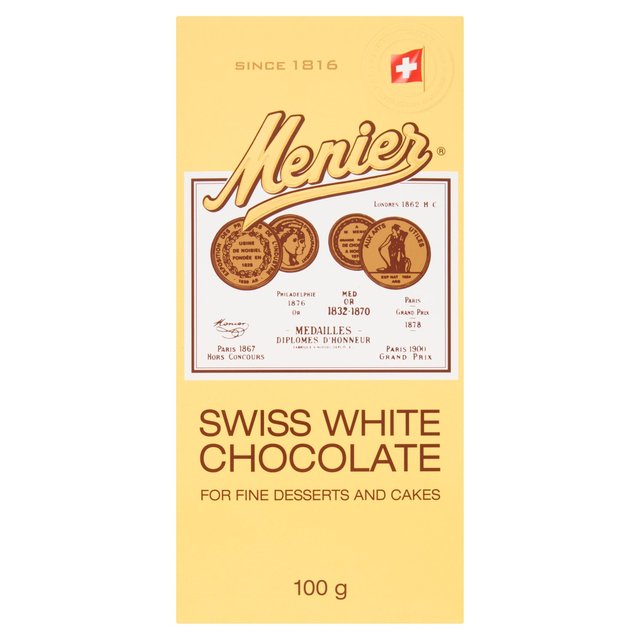 Menier White Chocolate, 100g