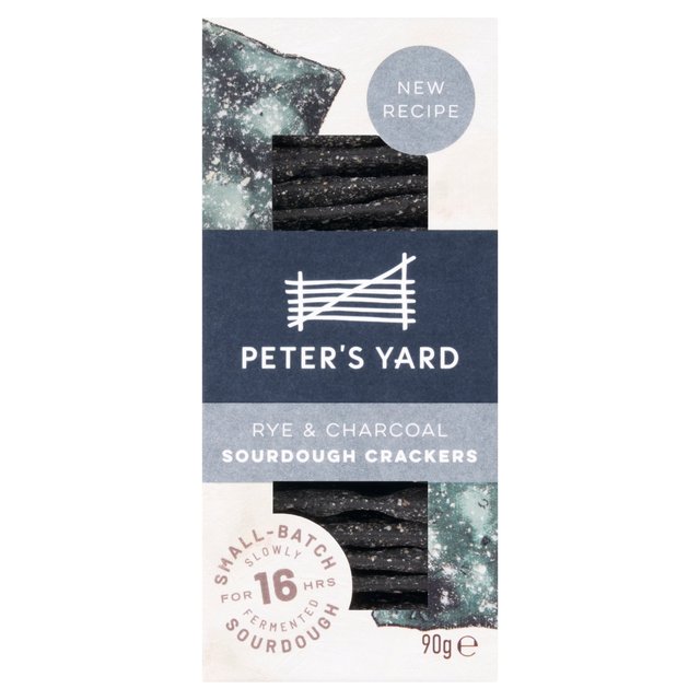 Peter’s Yard Rye & Charcoal Sourdough Crackers, 90g