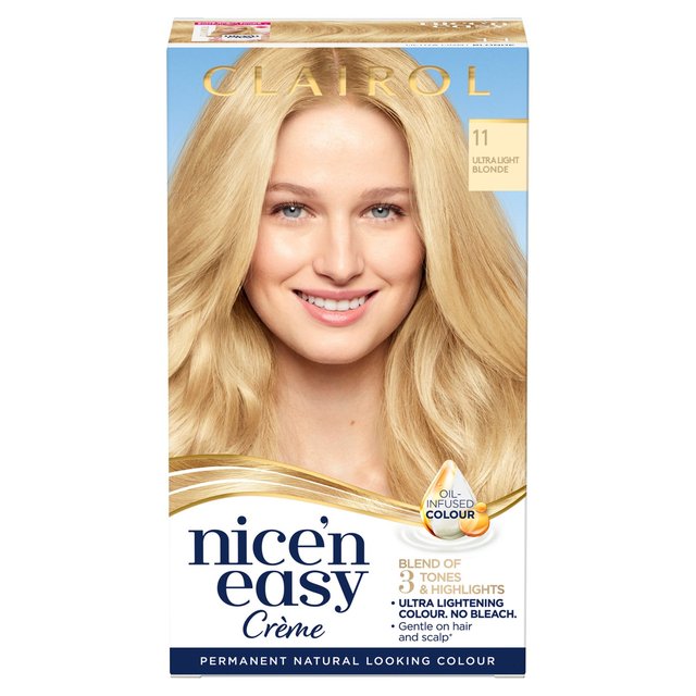 Clairol Nice’n Easy Hair Dye, 11 Ultra Light Blonde