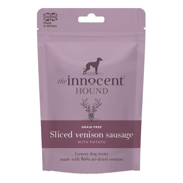 The Innocent Hound Dog Treats, Sliced Venison Sausage, 70g