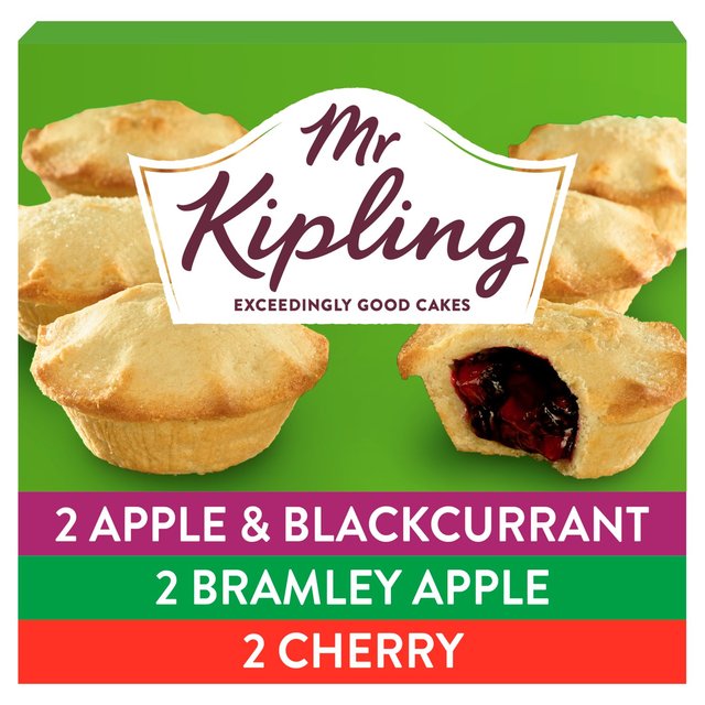 Mr Kipling Fruit Pie Selection, 6 Per Pack
