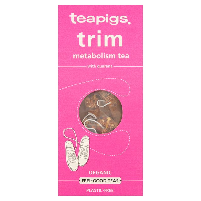 Teapigs Trim Organic Tea Bags With Guarana, 15 Per Pack