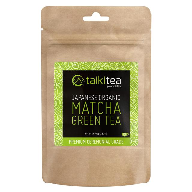 TaikiTea Taiki Tea Premium Organic Ceremonial Matcha Packet, 100g