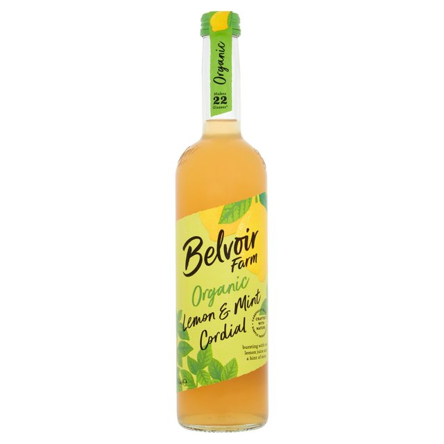 Belvoir Organic Lemon & Garden Mint Cordial, 500ml
