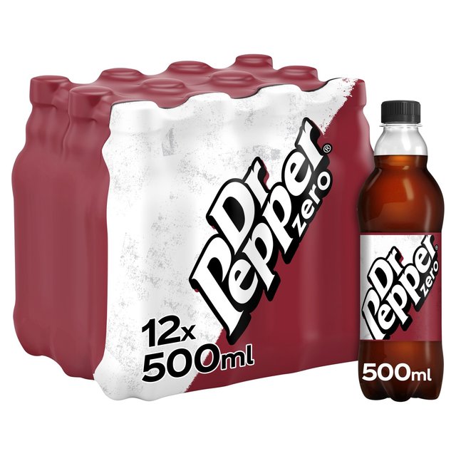Dr Pepper Zero, 12 x 500ml
