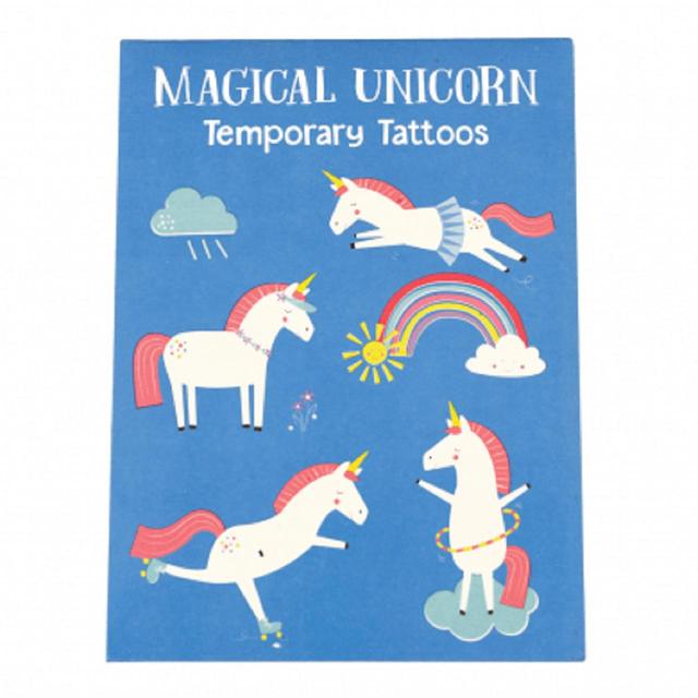 Rex International Magical Unicorn Temporary Tattoos, 2 per Pack