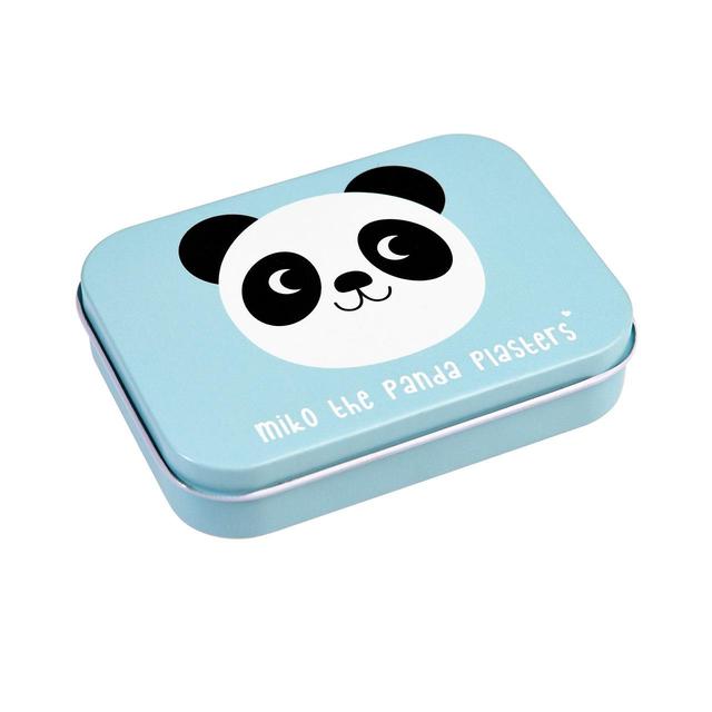 Rex London Miko The Panda Plasters in a Tin, 30 Per Pack